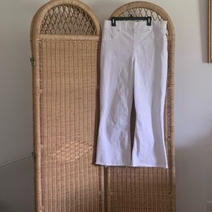 Womens SPANX white cropped flare